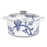 Caskataâ„¢ 5 Qt. Round Covered Casserole - Floral Landscape